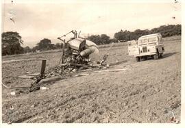 Fotografías accidente ocurrido a la aeronave TI-12-C (helicóptero). Propiedad de Servicio Naciona...