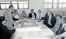 Fotografía de la Comisión Portuaria, analizadora de asuntos portuarios. San José