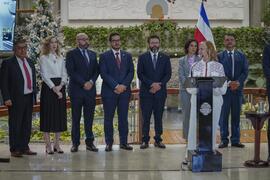 Fotografías del Presidente de la República, Rodrigo Chaves Robles, durante la conferencia de pren...