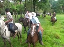 Video de la cabalgata Chirrurria de Upala, recorrido a caballo por la zona rural del cantón