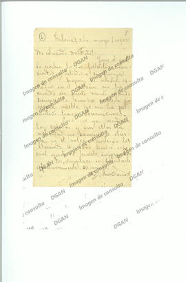 Carta de Edgardo Baltodano sobre un volcán