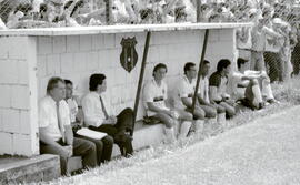 Fotografías del partido de fútbol entre los equipos Liga Deportiva Alajuelense y el Deportivo Sap...