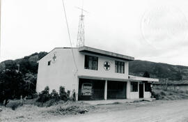 Fotografía con la imagen del edificio de la Cruz Roja en Santa María de Dota San José