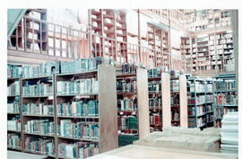 Fotografías del canje de las salas de lectura de la antigua Biblioteca Nacional , situada en aven...