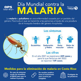 Publicación para redes sociales: Día Mundial contra la Malaria o Paludismo