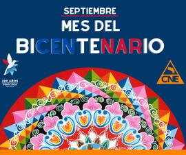 Afiche sobre le mes del bicentenario