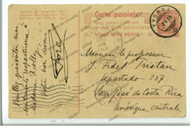 Carta postal del científico F. A. Forel