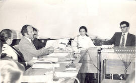 Fotografía con la imagen del Ministro de Obras Públicas y Transportes, Ing. Rodolfo Silva, presen...