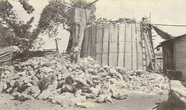 Fotografía del horno para quemar cal, propiedad de Félix Rivera Pití. Puntarenas