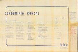 Planos constructivos de permiso de construcción 91140 a nombre de Inversiones Condal S.A. para co...