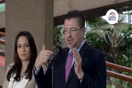 Video del presidente de la República, Rodrigo Chaves Robles, durante la conferencia de prensa epi...