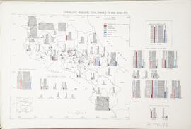 Mapa extranjeros residentes en Costa Rica según domicilio en 1968, censo 1973. En Atlas Estadísti...