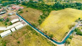 Fotografía panorámica aérea de la entrada del Liceo de Pavón, cantón Los Chiles, Alajuela
