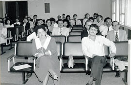 Fotografías de los participantes a las 3 p.m. Jornada Archivística realizada en el C.I.A.P.A.Cent...