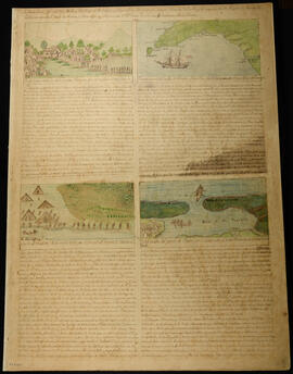 Dibujo de conquistados indios Votos por Gregorio de Sandoval. Reedificación del puerto de Suerre