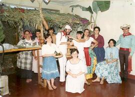 Fotografías de una actividad celebrada en el Departamento Documental para conmemorar el mes de la...