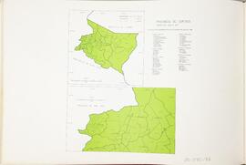 Mapas división política administrativa de la provincia de Cartago 1980. En Atlas Estadístico de C...
