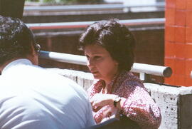 Fotografía de la señora Marina Volio, Ministra de Cultura, Juventud y Deportes 78-82 durante su e...