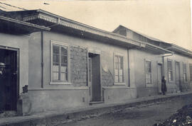 Fotografía de casas de habitación en un sitio no especificado de Costa Rica.