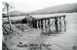 Fotografía de un muelle en Mata de Limón Puntarenas