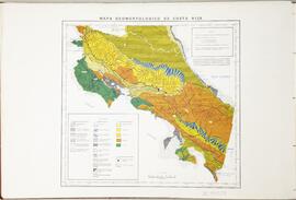 Mapa geomorfológico de Costa Rica. Elaborado por Doctor Jean Pierre Bergoing G. Licenciado Luis G...