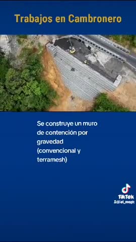 Video sobre trabajos en proceso en el sector de Cambronero en la Ruta Nacional 1