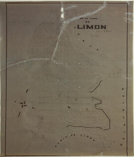 Plano de la ciudad de Limón