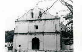 Fotografía de la Iglesia de San Blas en el centro de Nicoya , declarada monumento Colonial, Guana...