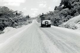 Fotografía de la carretera Limón-Siquirres. Costa Rica