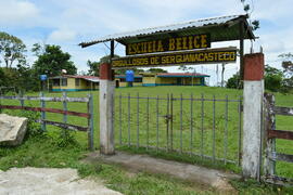 Fotografía de la Escuela Belice, ubicada en la comunidad de Belice de Santa Cecilia. La Cruz, Gua...