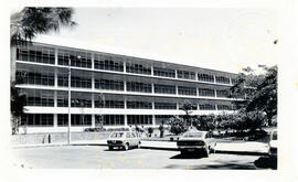 Fotografía con la imagen de la Biblioteca Carlos Monge Alfaro de la Universidad de Costa Rica San...