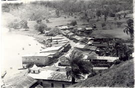 Fotografía panorámica de la población de El Castillo. Nicaragua