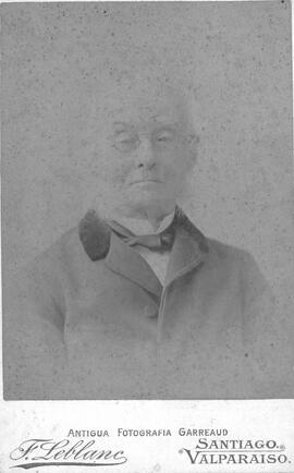 Fotografía del doctor R. A. Philippi, Director del Museo de Santiago. Nació el 14 de 09 de 1808Chile