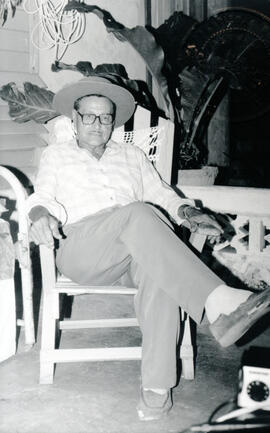 Fotografía del caporal Heriberto Ruiz Angulo de Liberia, de 80 años de edad. Guanacaste