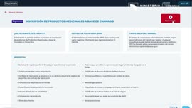 Video sobre anuncio del inicio del registro sanitario de productos medicinales a base de cannabis