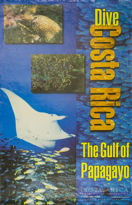 Afiche sobre campaña de turismo en Costa Rica: Golfo de Papagayo