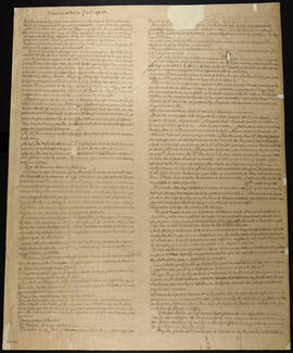 Manuscrito Un poco de historia contemporánea