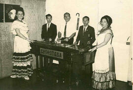 Fotografía tomada en el comedor del Archivo Nacional durante actividades conmemorativas del anive...