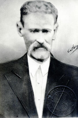 Fotografía de Basilio González Alfaro, ilustre ciudadano del pueblo de Río Segundo, de finales de...