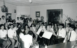 Fotografía del acto de inauguración del Curso de Adiestramiento Archivístico para Centroamérica y...