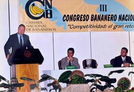 Fotografía del III Congreso Bananero Nacional: Competitividad el gran reto, aparece Miguel Angel ...