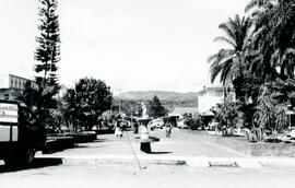 Fotografía con la imagen del costado este del Parque de Pérez Zeledón San José