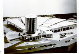 Negativos. Maqueta del edificio del Archivo Nacional , primer proyecto San José