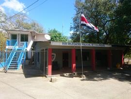 Fotografía de la estación policial de Cuajiniquil-La Cruz, Guanacaste