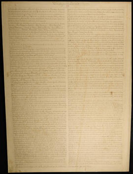 Manuscrito sobre acontecimientos de la independencia de Costa Rica