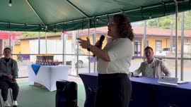 Video de la ministra de Economía, Industria y Comercio, MEIC, Patricia Rojas Morales, en la EXPOP...