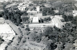 Fotografía con la imagen panorámica del campus de la Universidad de Costa Rica San José