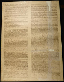 Manuscrito sobre periodo de la independencia y de la Federación Centroamericana