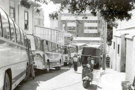 Fotografías de las instalaciones de la terminal de autobuses de la empresa SACSA con servicio a C...