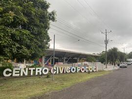 Fotografía de la fachada del Centro Cívico por la Paz de Pococí